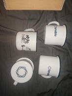 Four Enamelware mugs, Ophalen of Verzenden, Overige stijlen, Kop(pen) en/of Schotel(s), Glas