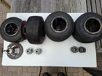 Set Dino (super) kart velgen met banden en wielklossen, Sport en Fitness, Karting, Ophalen of Verzenden, Zo goed als nieuw, Onderdelen Kart