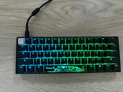 Ducky One 3 Classic Mini incl Gateron Phantom switches G41, Computers en Software, Toetsenborden, Zo goed als nieuw, Qwerty, Bedraad