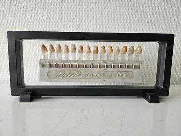 Kleurstaal van tandheelkundige beschikbaar voor biedingen