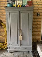 Nostalgische grijze brocante kast, Ophalen of Verzenden