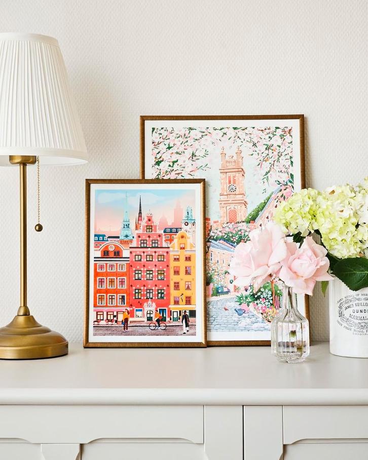 Simply Katy art print Stockholm, Huis en Inrichting, Woonaccessoires | Schilderijen, Tekeningen en Foto's, Ophalen of Verzenden