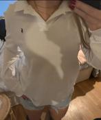 Ralph Lauren Classic Fit Polo – Witte lange mouw, Maat 38/40 (M), Verzenden, Wit, Zo goed als nieuw