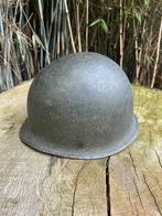 US M1 helm met bewegende beugels WO2, Ophalen of Verzenden, Landmacht, Amerika, Helm of Baret