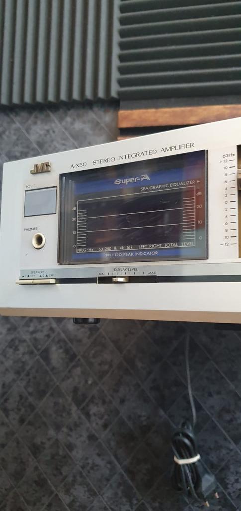 JVC A-X50 Stereo Versterker - Super A, Audio, Tv en Foto, Versterkers en Receivers, Gebruikt, Stereo, 60 tot 120 watt, JVC, Ophalen