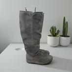 Fitflop Laarzen Maat 37 Grijs Suède Leer Kniehoog Comfort, F, Verzenden, Zo goed als nieuw, Fitflop