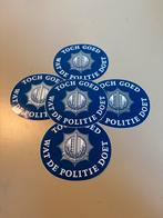 5 Politie Stickers - Wat de Politie Doet, Verzamelen, Ophalen of Verzenden, Zo goed als nieuw, Overige typen