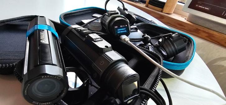 Paralenz duikcamera's - 3 stuks (1 werkend, 1 Vaquita), Audio, Tv en Foto, Actiecamera's, Gebruikt, Overige merken, Ophalen of Verzenden