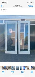 Glazen buitendeuren - Zo goed als nieuw 93-255!, Doe-het-zelf en Verbouw, Deuren en Horren, 80 tot 100 cm, Ophalen of Verzenden