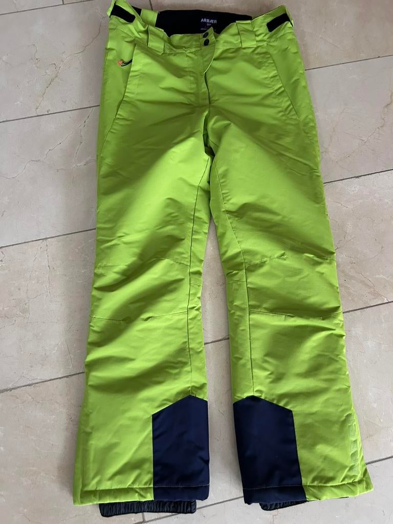 Skibroek nieuw 10000 maat M heren lime, Ophalen of Verzenden, Zo goed als nieuw, Maat 48/50 (M), Broek