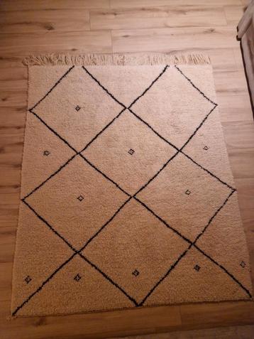 Berber vloerkleed - tapijt - wol - Marokkaans 160x200