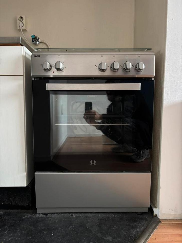 ETNA FGV160 gasfornuis met oven – zeer goede staat, Witgoed en Apparatuur, Fornuizen, Zo goed als nieuw, Vrijstaand, Gas, 4 kookzones