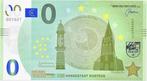 Duitsland 0 Euro biljet kerk van Rostock Petri