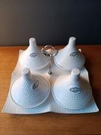 Tajin, 4 schaaltjes en dienbladje, als nieuw, Ophalen of Verzenden, Zo goed als nieuw, Overige stijlen, Schaal of Schalen