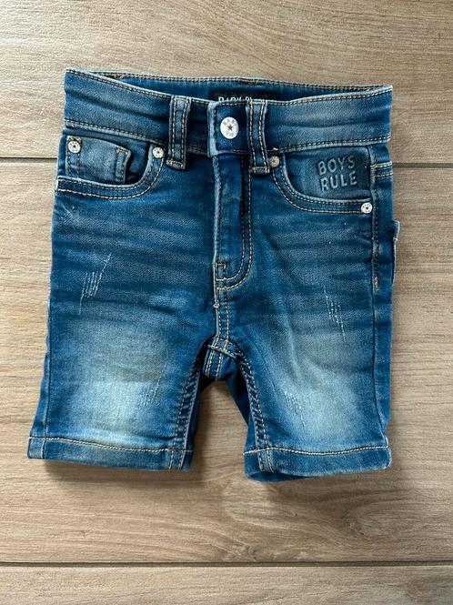 Baby Blue Denim short / korte spijker broek blauw maat 86, Kinderen en Baby's, Babykleding | Maat 86, Gebruikt, Jongetje, Broekje