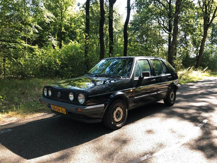 Volkswagen Golf 1.3 40KW K6 1987 Zwart, Auto's, Volkswagen, Bedrijf, Golf, Benzine, Hatchback, Handgeschakeld, Origineel Nederlands