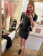 Alexander Mcqueen jurk zwart leer, Zwart, Ophalen of Verzenden, Zo goed als nieuw, Maat 34 (XS) of kleiner