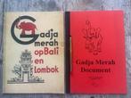"Gadja Merah op Bali en Lombok" en "" Gadja Merah Document"", Ruud Spangenberg deel 2, Ophalen of Verzenden, Zo goed als nieuw