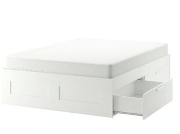 Minimalist Bed with Mattress - afbeelding 1