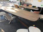 Tafel deens ovaal 280x100 mangohout matrix poot hoge korting, Huis en Inrichting, Ophalen, 100 tot 150 cm, Vijf personen of meer