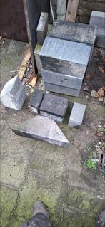GRATIS AFHALEN! Stapelblokken antraciet, Tuin en Terras, Tegels en Klinkers, Ophalen, Overige typen, Zo goed als nieuw, Minder dan 5 m²