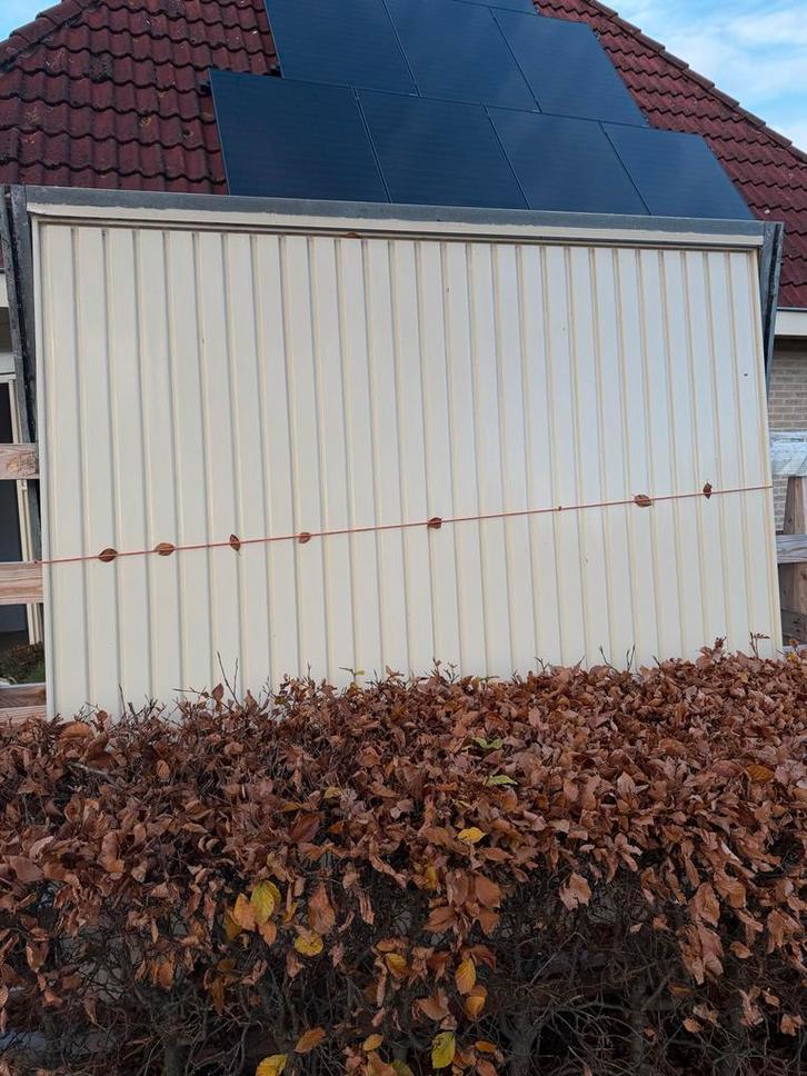 Nette gebruikte Hormann garagedeur 2375 x 2250 mm, Doe-het-zelf en Verbouw, Deuren en Horren, Gebruikt, Garagedeur, 215 cm of meer