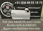 FIAT 500 ABARTH Deuren Portieren in kleur met bestickering, Auto-onderdelen, Deur, Gebruikt, Ophalen of Verzenden
