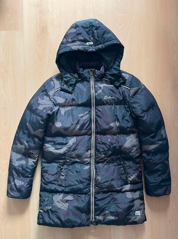 winterjas parka mt 146/152 camouflage afneembare capuchon beschikbaar voor biedingen