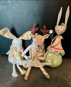 Knuffels Rendier & Konijnen - Kerst Kinderkamer Decoratie, Kinderen en Baby's, Speelgoed | Knuffels en Pluche, Ophalen of Verzenden