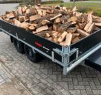 Droog Eiken Haardhout brandhout, Tuin en Terras, Haardhout, Minder dan 3 m³, Ophalen of Verzenden, Eikenhout, Blokken