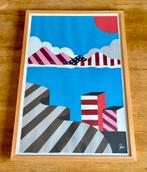 Piet Parra Citylandscape 1987 Poster, Antiek en Kunst, Ophalen