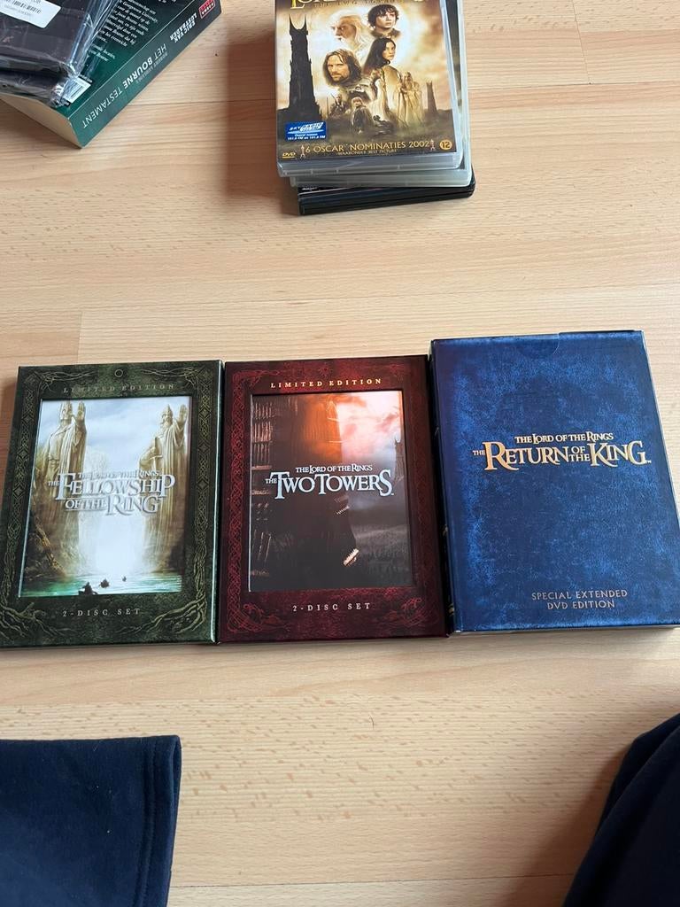 Lord of the rings dvd set extended, Verzamelen, Lord of the Rings, Ophalen of Verzenden, Zo goed als nieuw, Overige typen