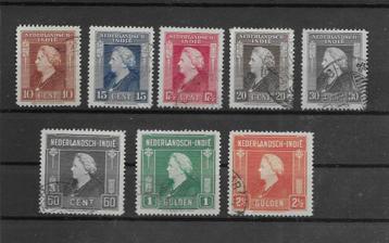 Nederlands Indië 1945. NVPH 309 t/m 316, Gestempeld. beschikbaar voor biedingen
