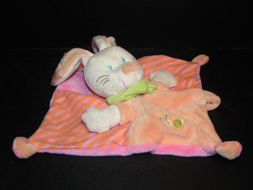 NICOTOY SIMBA DICKIE KONIJN KNUFFELDOEK VERDEELT IN VIER VLA, Kinderen en Baby's, Speelgoed | Knuffels en Pluche, Nieuw, Konijn