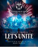 Tomorrowland 2026 W1 & W2 Tickets, Tickets en Kaartjes, Evenementen en Festivals, Drie personen of meer, Meerdaags