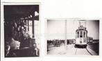 Twee oude foto's tramreisje speciaal evenement tram 250, Verzamelen, Foto's en Prenten, Gebruikt, Foto, Verzenden, Overige onderwerpen