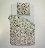 Hip macramé 2 persoons dekbedovertrek + 2 kussenslopen, Gebruikt, Wit, Dekbedovertrek, Tweepersoons