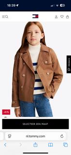 Double-breasted jack zand TOMMY HILFIGER zomerjas trenchcaot, Meisje, Ophalen of Verzenden, Jas, Tommy Hilfiger