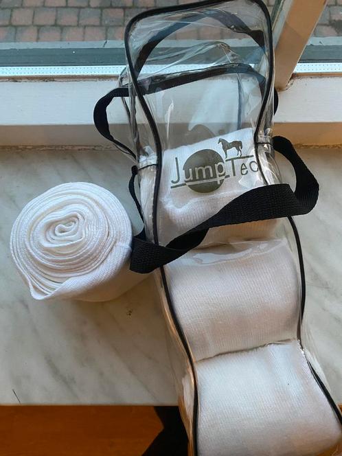 JumpTec bandages wit, Dieren en Toebehoren, Paarden en Pony's | Beschermers, Zo goed als nieuw, Ophalen of Verzenden
