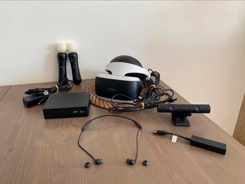 Complete PSVR V1 | ZEER NET & SCHOON | Camera + PS5 Adapter, Spelcomputers en Games, Virtual Reality, Zo goed als nieuw, Sony PlayStation
