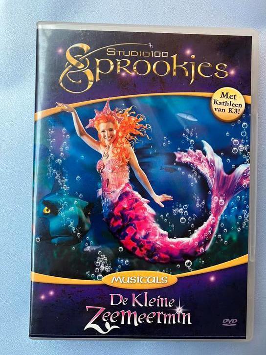 Dvd musical Kleine Zeemeermin studio 100, Cd's en Dvd's, Dvd's | Muziek en Concerten, Gebruikt, Muziek en Concerten, Alle leeftijden