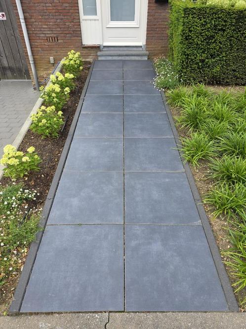 GeoCeramica tegels 60x60x4 – kleur Bondy – 6,5 m² (18 stuks), Tuin en Terras, Tegels en Klinkers, Zo goed als nieuw, Terrastegels