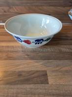 Boerenbont schaal, Gebruikt, Porselein of Keramiek, Schaal, Rond
