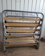 Opklapbed, Huis en Inrichting, Slaapkamer | Bedden, Ophalen, Eenpersoons, Bruin, 190 cm of minder