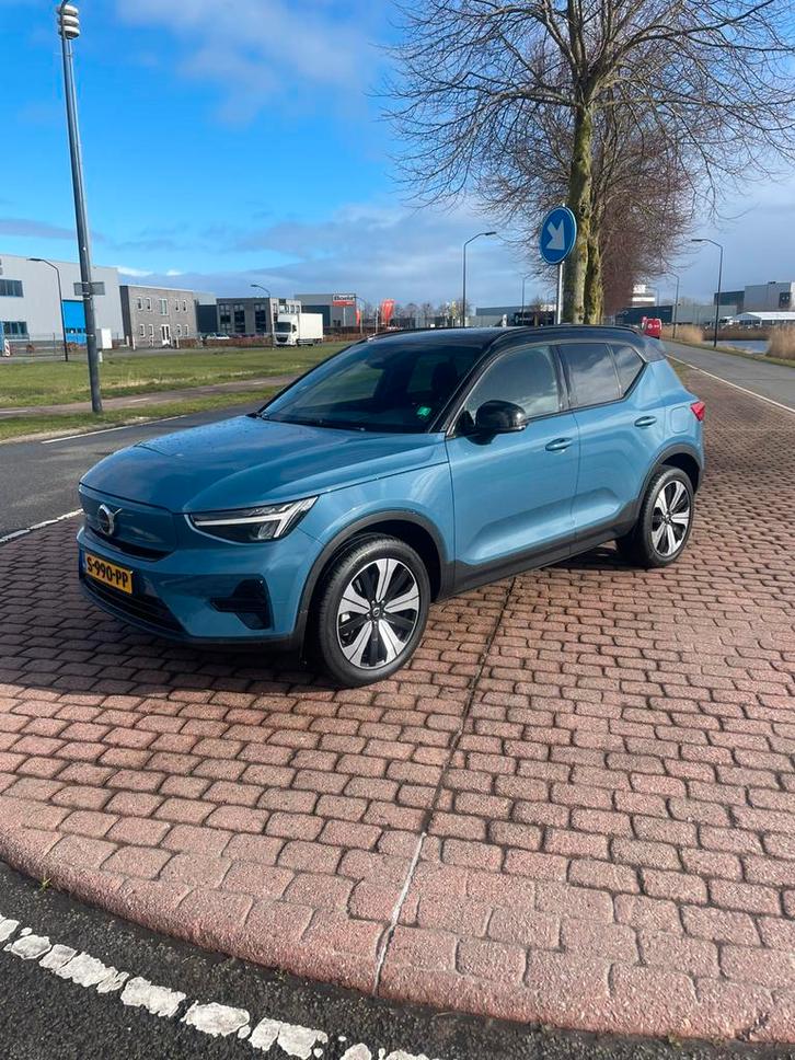 Volvo XC40 Recharge Twin Pure Electric 231pk AWD 2023 Blauw, Auto's, Volvo, Particulier, XC40, Aangepast voor mindervaliden, Achteruitrijcamera