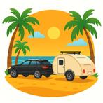 🏖️🚙🌅Compacte Teardrop Caravan | bj 2021 🏕️🧿, Overige merken, Vast bed, Tot en met 3, Particulier