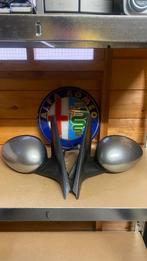Alfa Romeo 147/GT Blackline spiegels - Chrome spiegelkappen, Ophalen, Gebruikt, Voor, Alfa Romeo