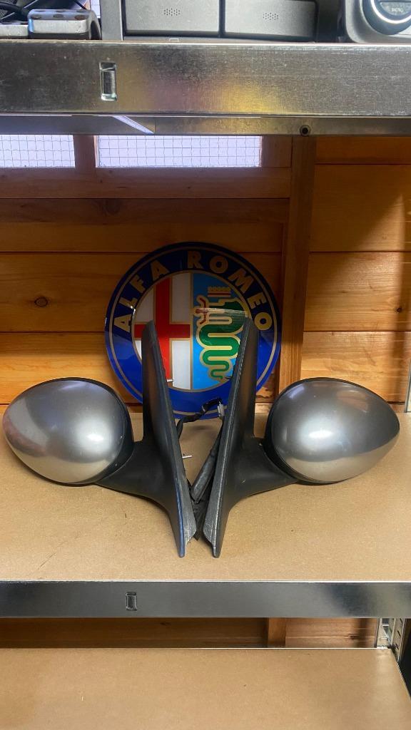 Alfa Romeo 147/GT Blackline spiegels - Chrome spiegelkappen, Auto-onderdelen, Carrosserie en Plaatwerk, Motorkap, Alfa Romeo, Voor