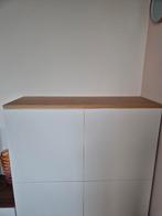 BESTÅ Bovenblad, eikenfineer, 120x42cm, Ophalen, Gebruikt, Overige materialen