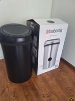 Brabantia Touch Bin 60 liter nieuw, Huis en Inrichting, 50 tot 75 cm, 40 liter of meer, Ophalen of Verzenden, Zo goed als nieuw